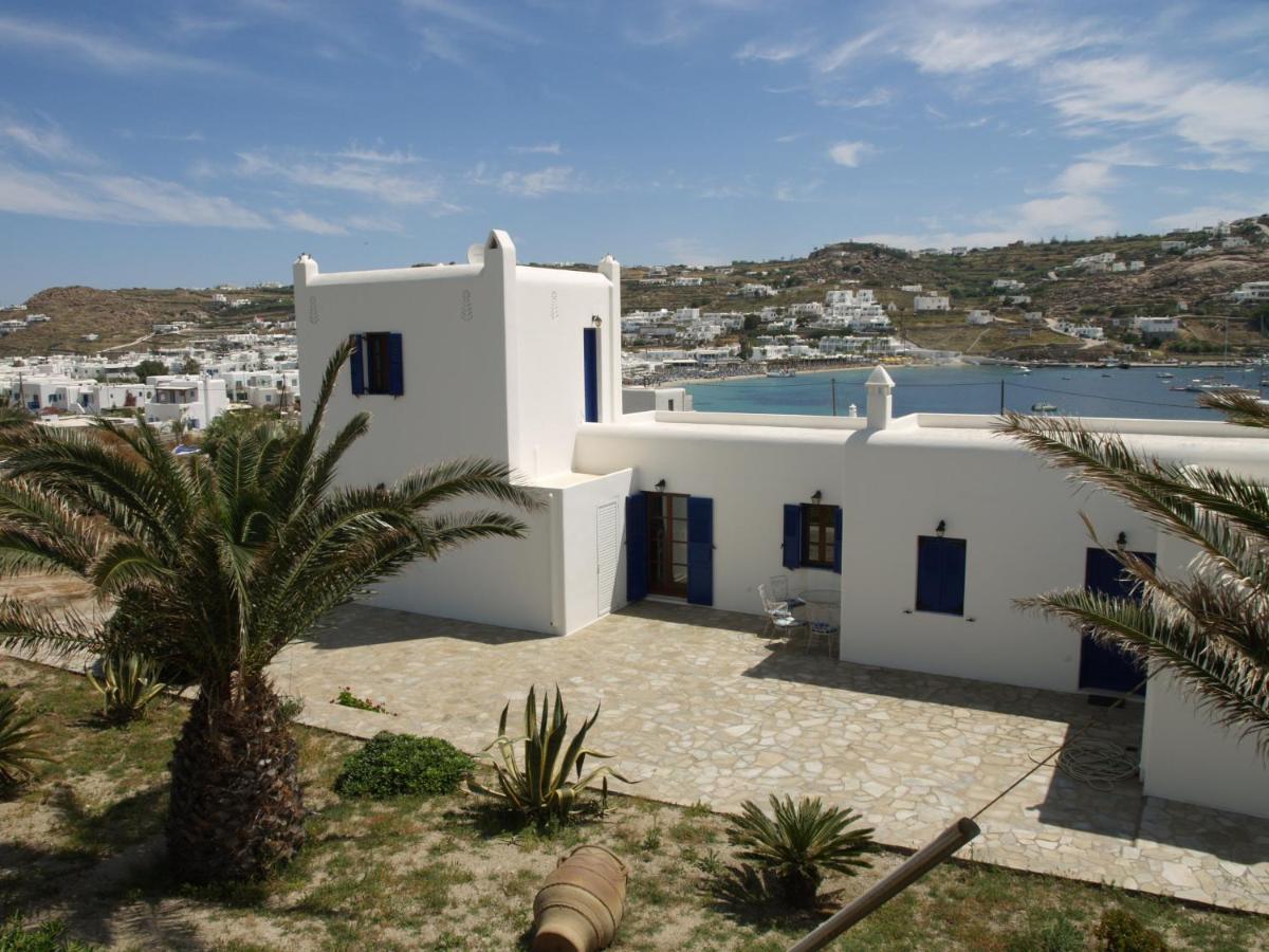 Ornos Seaside Blue Villas Bagian luar foto