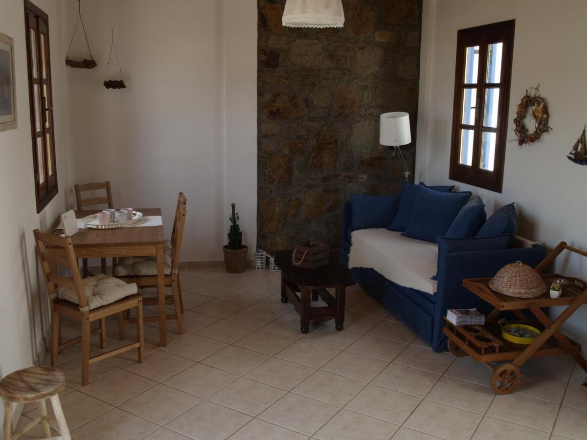 Ornos Seaside Blue Villas Bagian luar foto