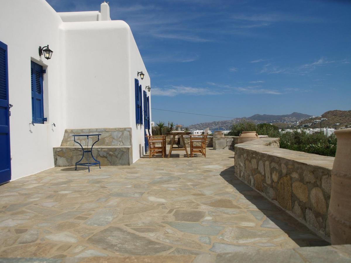 Ornos Seaside Blue Villas Bagian luar foto