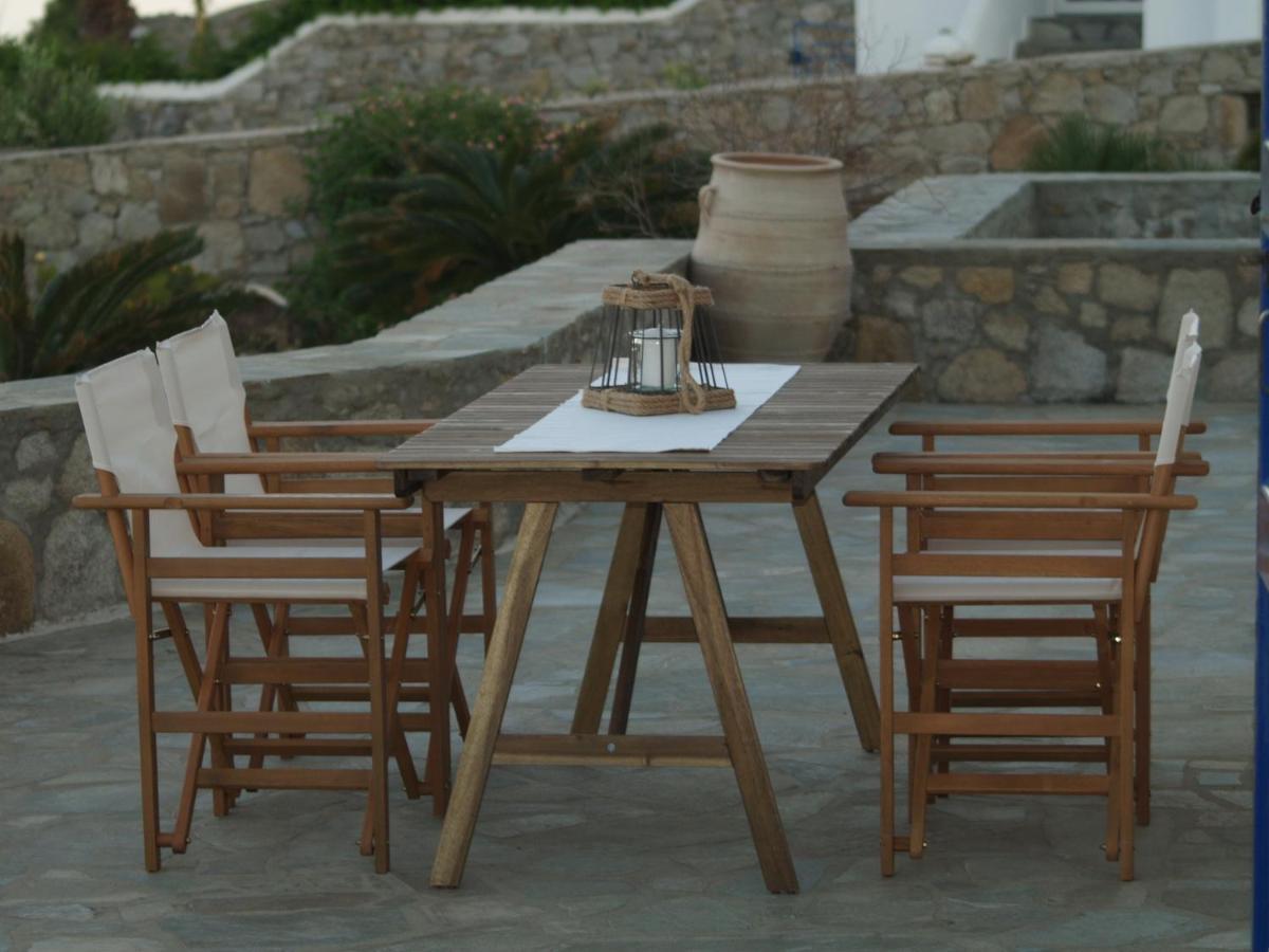 Ornos Seaside Blue Villas Bagian luar foto