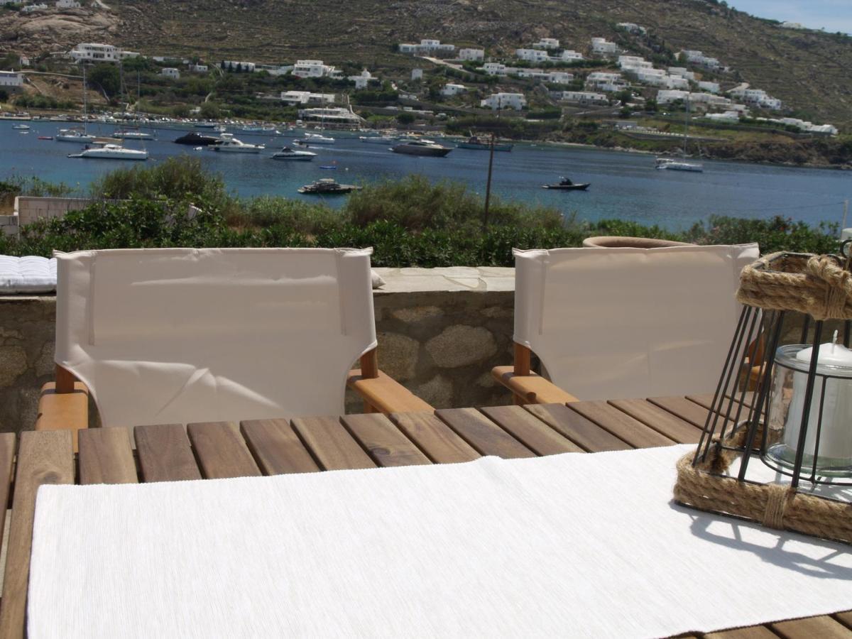 Ornos Seaside Blue Villas Bagian luar foto