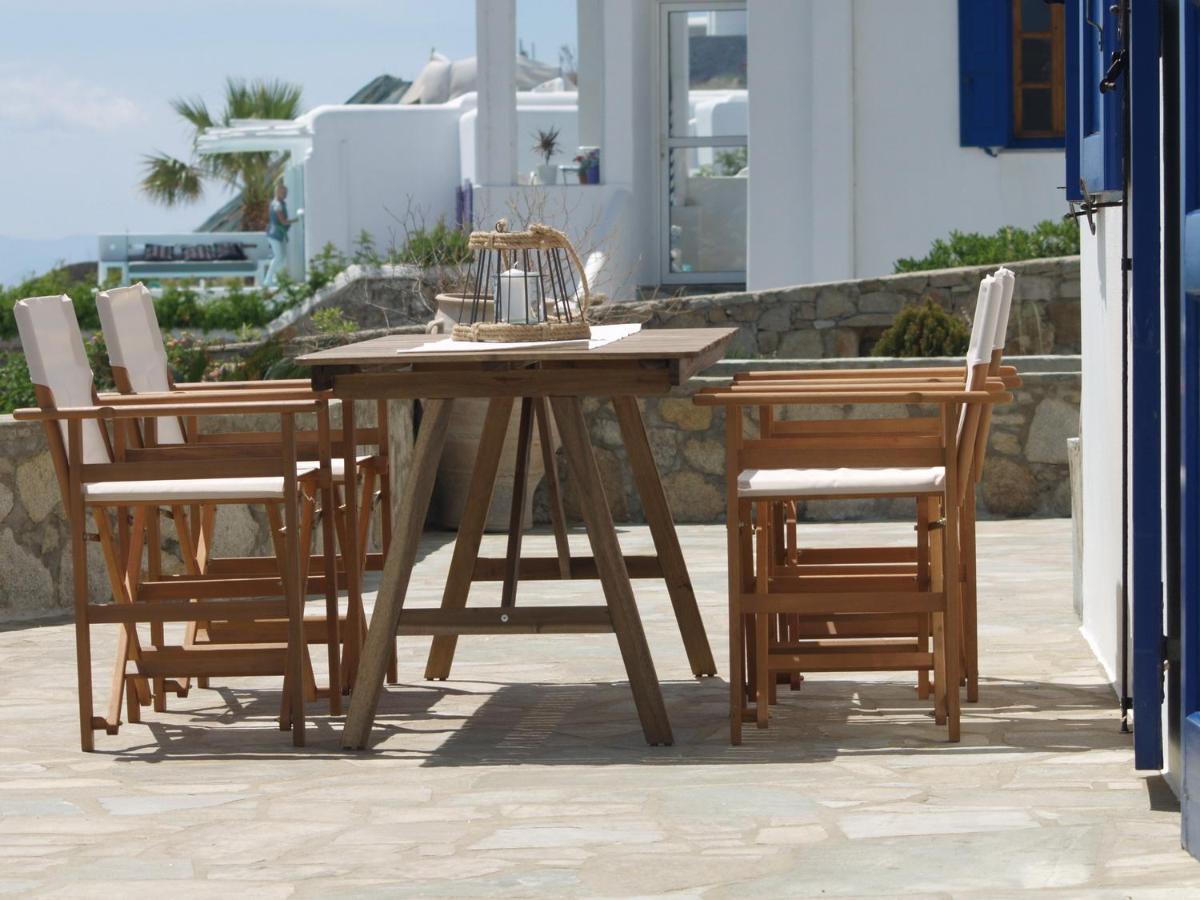 Ornos Seaside Blue Villas Bagian luar foto