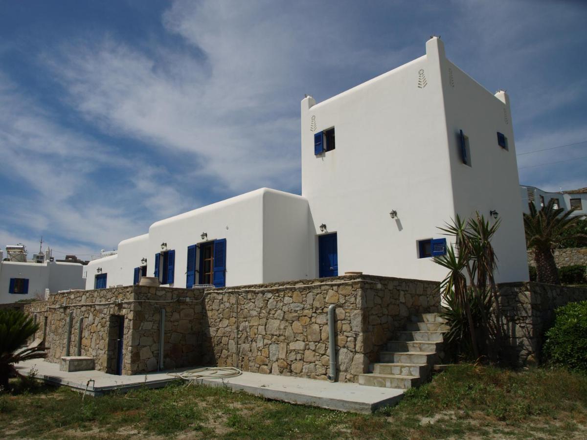 Ornos Seaside Blue Villas Bagian luar foto