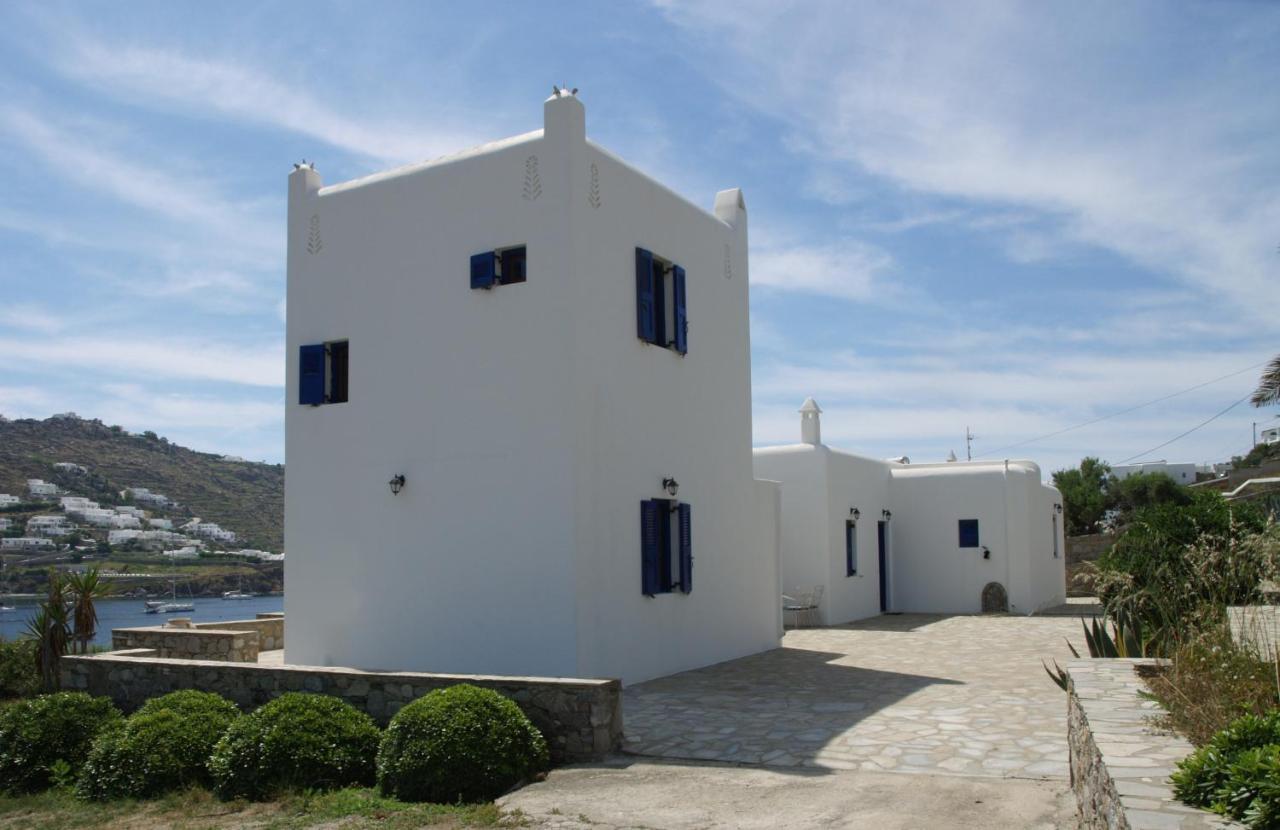 Ornos Seaside Blue Villas Bagian luar foto